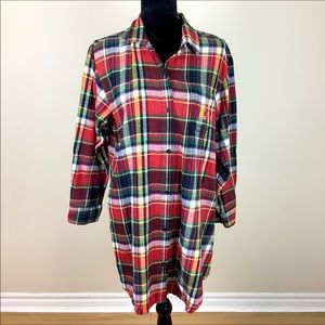 Lauren Ralph Lauren Flannel Nightshirt 